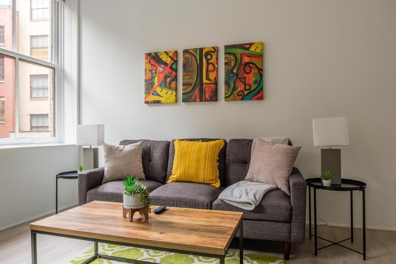 דירות Frontdesk Lofts At 629 Euclid Downtown קליבלנד חדר תמונה